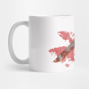 Paul Telling - THE WALKING DEAD - THE MACHETE WITH THE RED HANDLE Mug